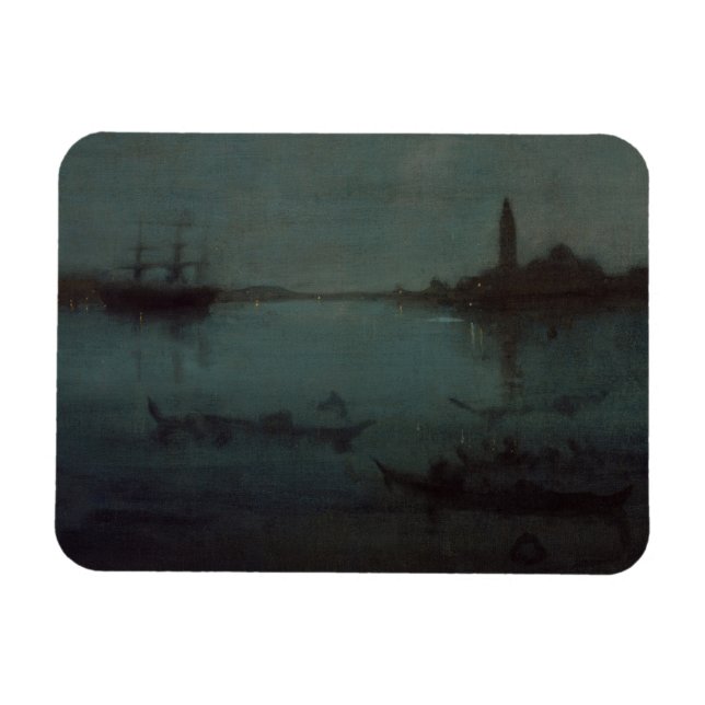 Íman James Whistler - Noturne: A Lagoa, Veneza (Horizontal)