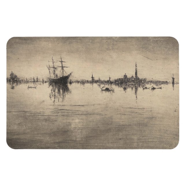 Íman James Whistler - Noturne, de Veneza (Horizontal)