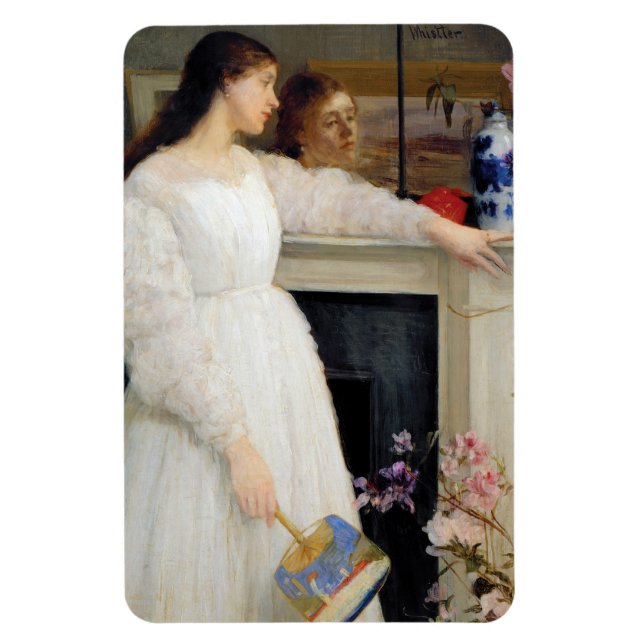Íman James Whistler - Sinfonia em branco nº 2 (Vertical)