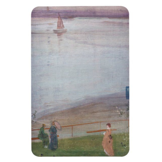 Íman James Whistler - Variações em Violeta e Verde (Vertical)