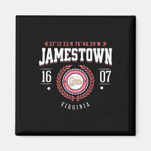 Íman Jamestown Virginia Colony Russo Souvenir Revoluti