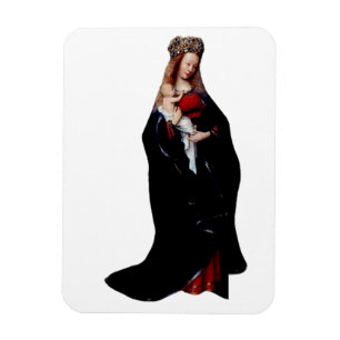 Íman Jan van Eyck - A Virgem na Igreja Arte Fina