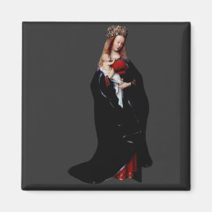 Íman Jan van Eyck - A Virgem na Igreja Arte Fina