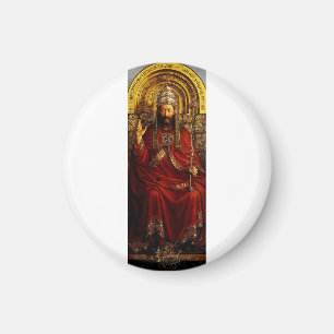 Íman Jan van Eyck Deus Pai no Trono Arte Fino