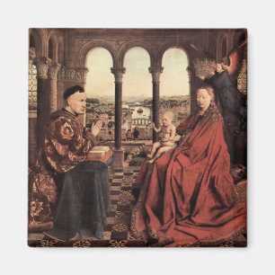 Íman Jan van Eyck - Madonna e chanceler Nicholas Rol
