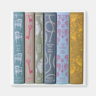 Íman Jane Austen's novels on a magnet
