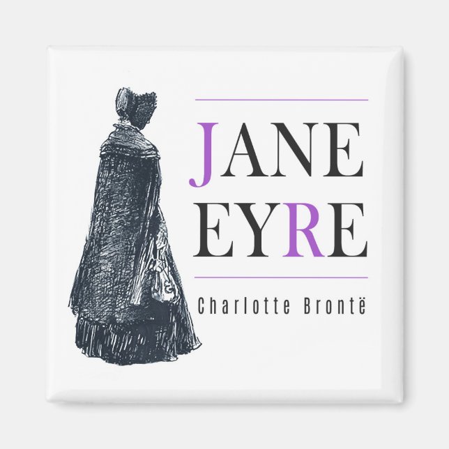 Íman Jane Eyre em Cabo e Bonnet (Frente)
