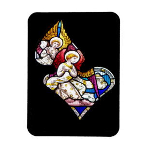 ÍMAN  JANELA DE VITRAL DOS ANJOS