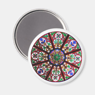 Íman Janela de vitral redonda