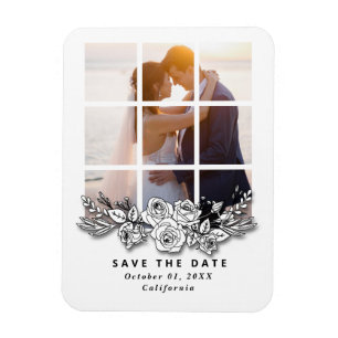 Íman Janela Elegante com Casamento de Imagem Salvar a D