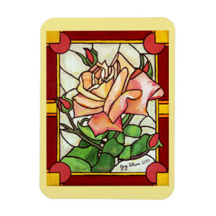Íman Janela Rosa de Pêssego - Magnet