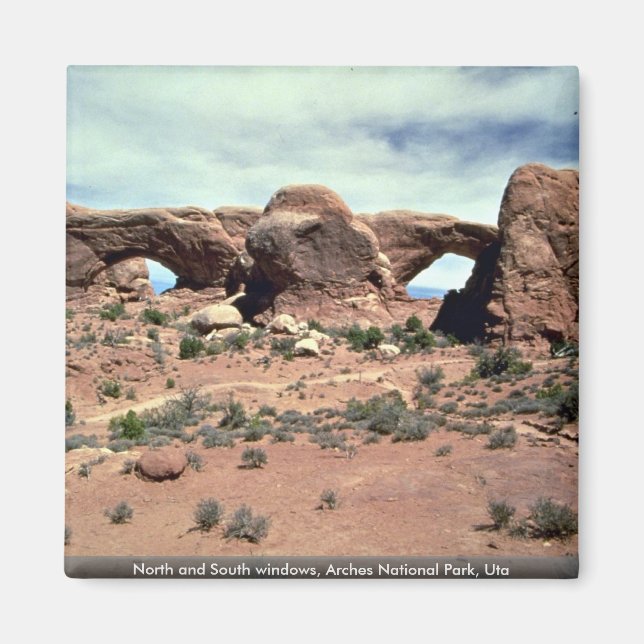 Íman Janelas Norte e Sul, Parque Nacional Arches, Uta (Frente)