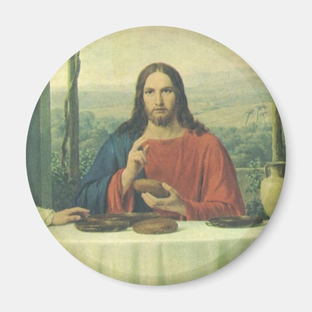 Íman Jantar Antigo em Emaús com Jesus Cristo (Frente)