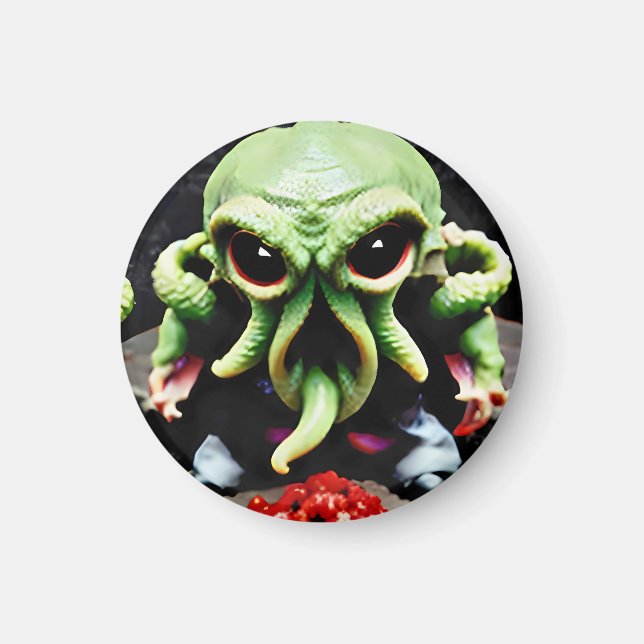 Íman Jantar com Cthulhu (Frente)