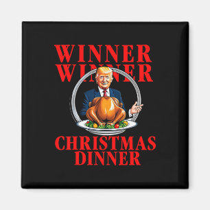 Íman Jantar de Natal do Vencedor Engraçado Trump Ganhou