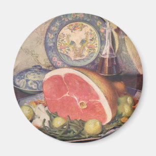 Íman Janto Vintage Ham com feijão verde e batatas