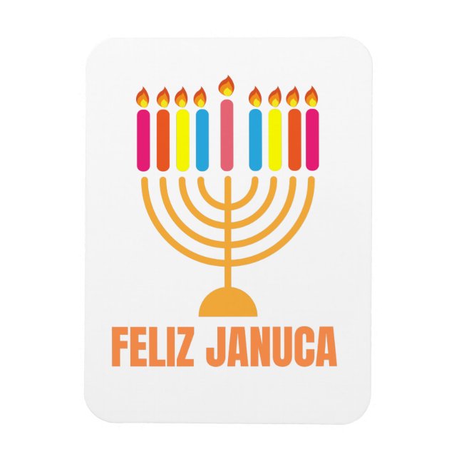 Íman Januca, Feliz Januca, Menorah, Masada, Janucia (Vertical)