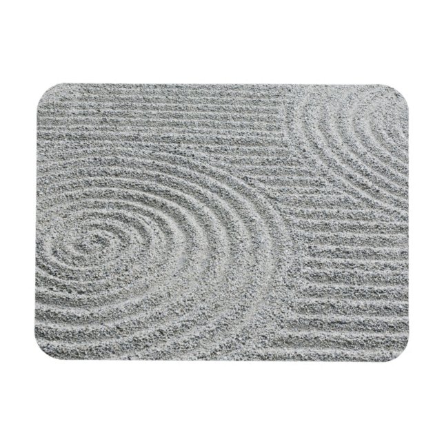 Íman Japão, Kyoto, templo Tofukuji, padrão na areia (Horizontal)