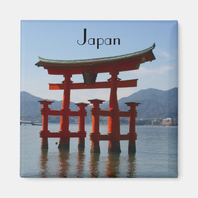 Íman japão miyajima torii (Frente)