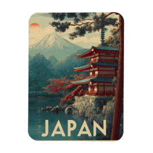 Íman Japão Monte Fuji vintage