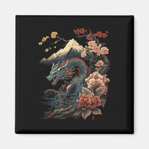 Íman Japonês - Aestic Dragon Japonês Art Japan Tatto