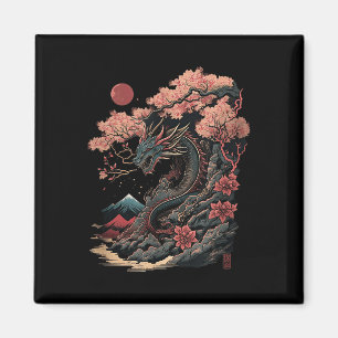 Íman Japonês - Aestic Dragon Japonês Art Japan Tatto