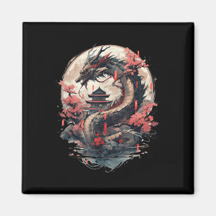 Íman Japonês - Aestic Dragon Japonês Art Japan Tatto