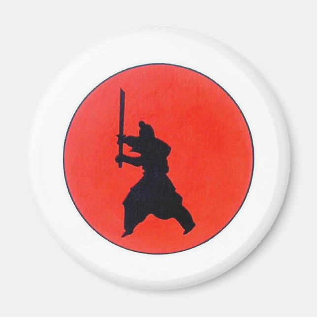 Íman Japonês Bushido Way Of The Warrior Magnet (Frente)