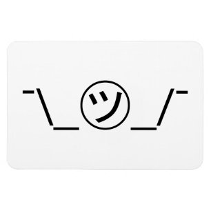 Íman Japonês Kaomoji do ¯ do Emoticon da encolho de