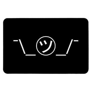 Íman Japonês Kaomoji do ¯ do Emoticon da encolho de