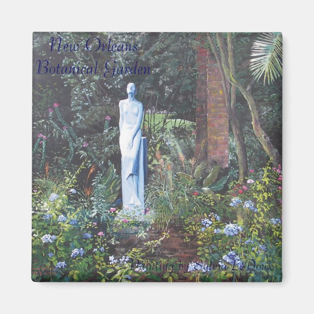 Íman Jardim Botânico de Nova Orleans (Frente)