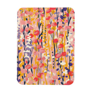 Íman Jardim Botânico Floral de Flores Silvestres Modern