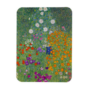 Íman Jardim camponês, Pintura a óleo, Gustav Klimt