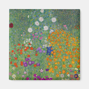 Íman Jardim camponês, Pintura a óleo, Gustav Klimt