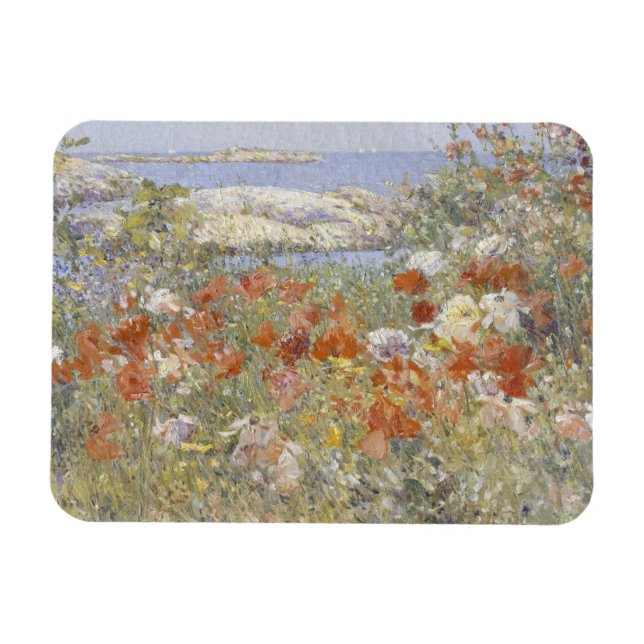 Íman Jardim Celia Thaxter de Frederick Childe Hassam (Horizontal)