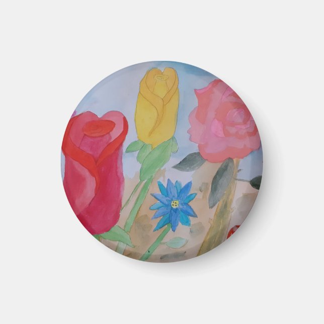 Íman Jardim da Flor de Verão (Frente)