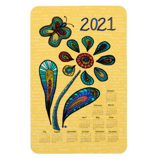 Íman Jardim da Flor Esperança 2021 Calendário