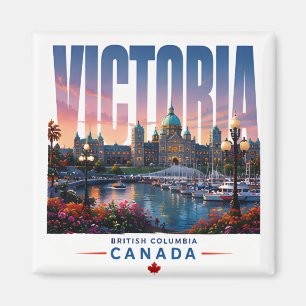 Íman Jardim da Marina de Victoria Canadá Viagem