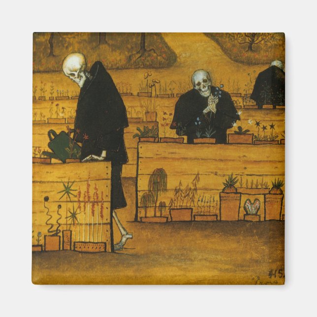 Íman Jardim da Morte (por Hugo Simberg) (Frente)