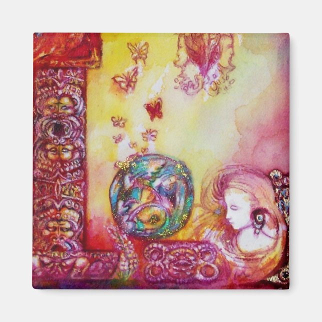 ÍMAN JARDIM DAS SOMBRAS PERDIDAS - FAERY E BOTTERFLIOS (Frente)