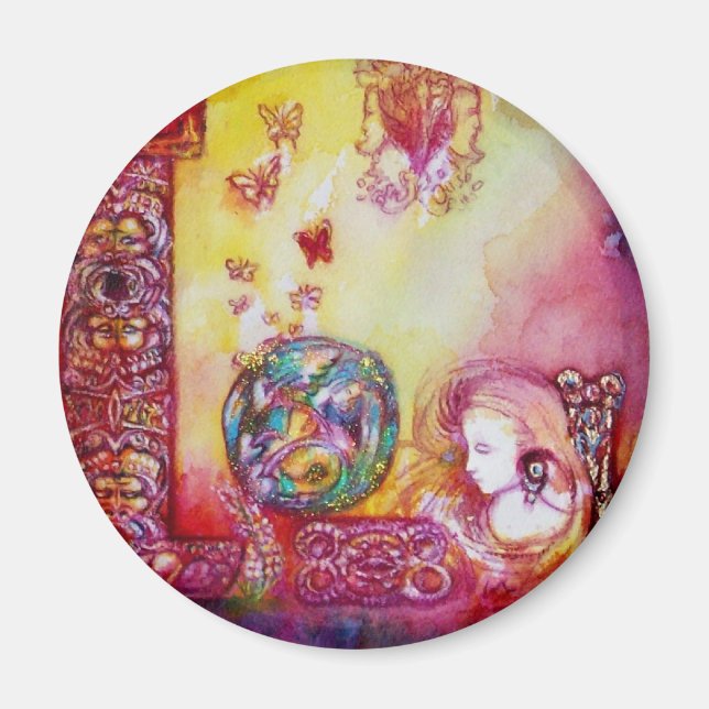 ÍMAN JARDIM DAS SOMBRAS PERDIDAS - FAERY E BOTTERFLIOS (Frente)