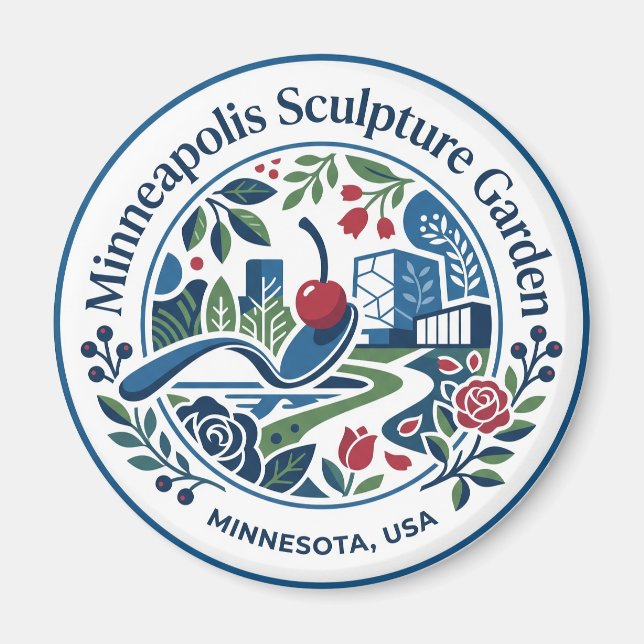 Íman Jardim de Esculturas de Minneapolis EUA (Frente)