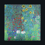 Íman Jardim de fazenda com girassóis, Gustav Klimt<br><div class="desc">Gustav Klimt (14 de julho de 1862 - 6 de fevereiro de 1918) foi um pintor simbólico austríaco e um dos membros mais proeminentes do movimento Secessão de Viena. Klimt é notado por suas pinturas, murais, esboços, e outros objetos de arte. Além de suas obras figurativas, que incluem alegorias e...</div>