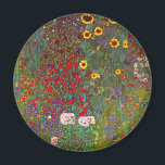 Íman Jardim de Fazenda Gustav Klimt com Magneta de Gira<br><div class="desc">Jardim de Fazenda Gustav Klimt com ímã de girassóis. Pintura a óleo na canvas entre 1905 e 1906. Embora o Klimt seja mais reconhecido por seu período de ouro que produziu obras clássicas como The Kiss and Portrait of Adele Bloch Bauer, a artista também produziu algumas pinturas paisagísticas tremendamente charmosas....</div>