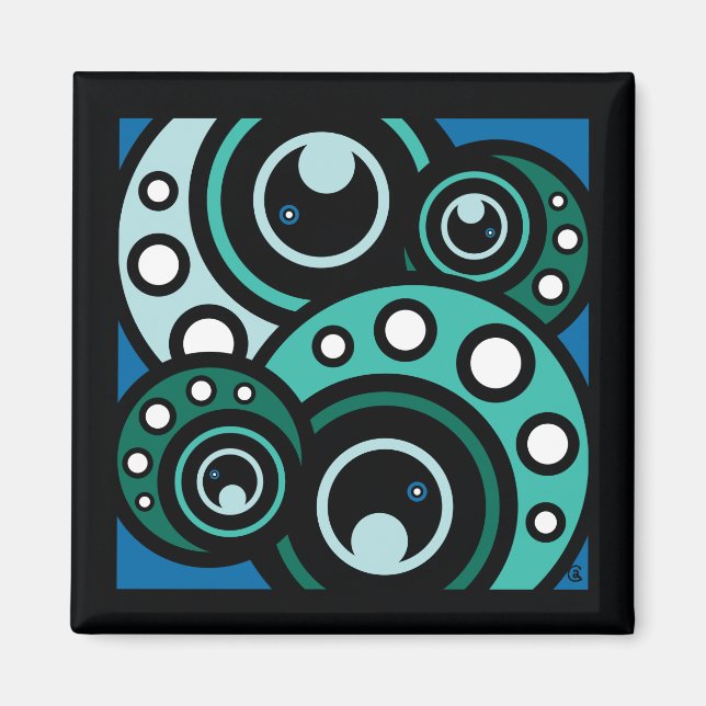 Íman Jardim de Octopus (Frente)