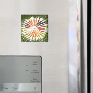 Íman Jardim de Padrões Arco-Íris Coloridos