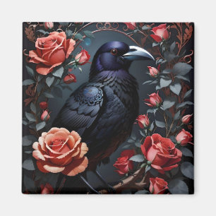 Íman Jardim de Rosa de Raven Negro Gordo
