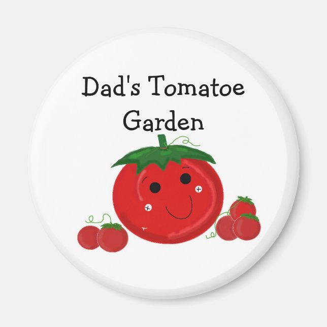 Íman Jardim de Tomates do Papai (Frente)