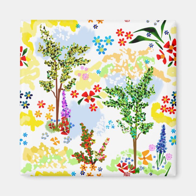 Íman Jardim de Verão (Frente)