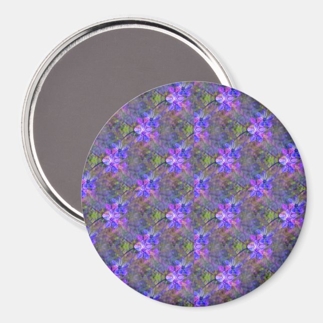 Íman Jardim de violetas...... (Front/Back)